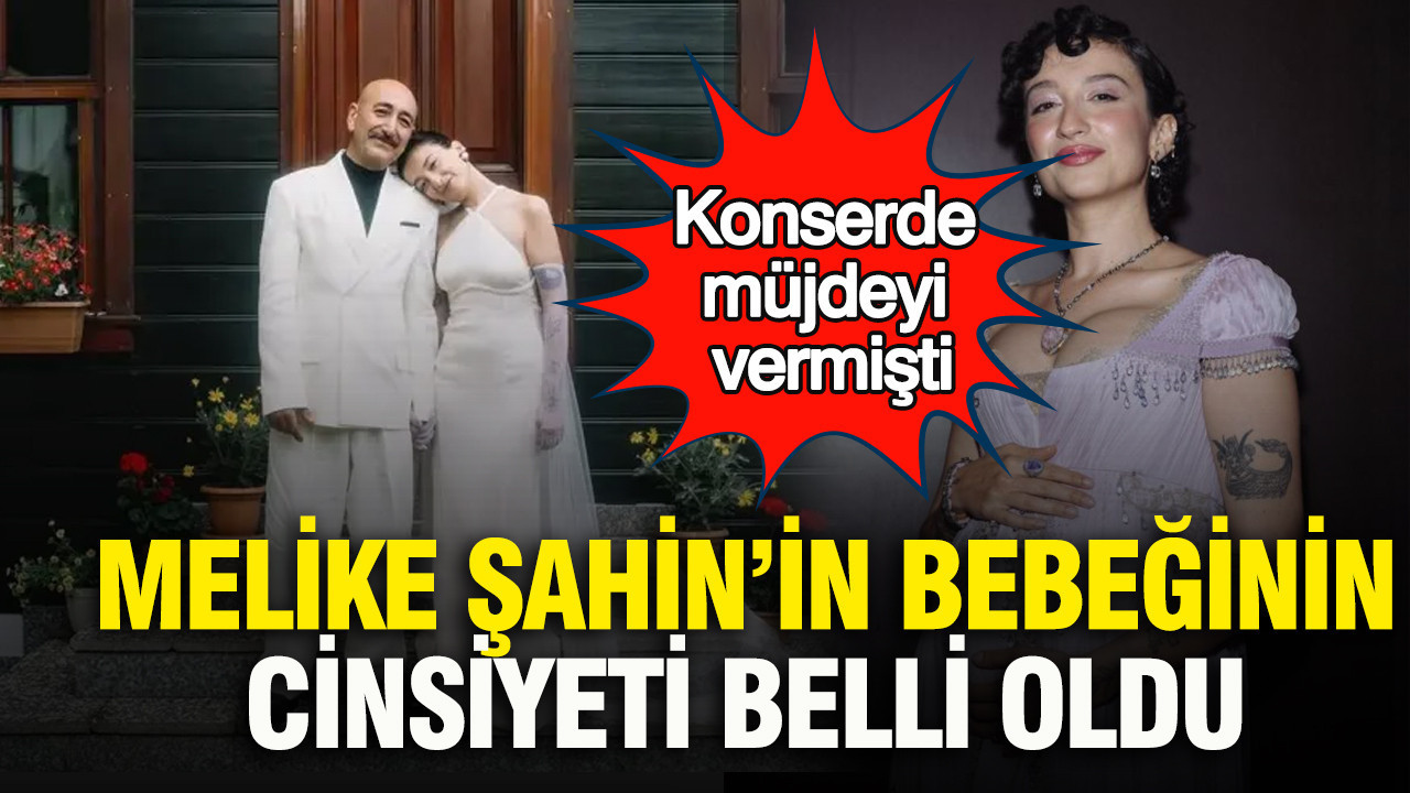 Melike Şahin’in bebeğinin cinsiyeti belli oldu: Konserde müjdeyi vermişti