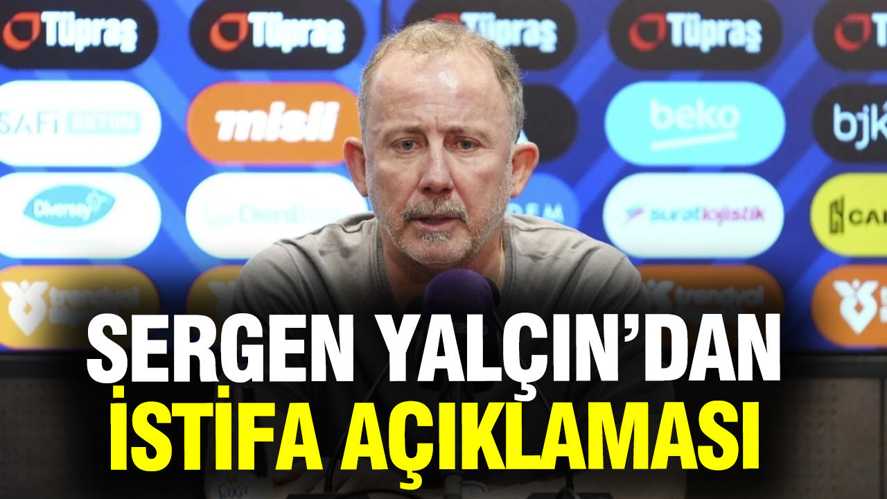 Sergen Yalçın'dan Trabzonspor yenilgisi sonrası istifa sinyali