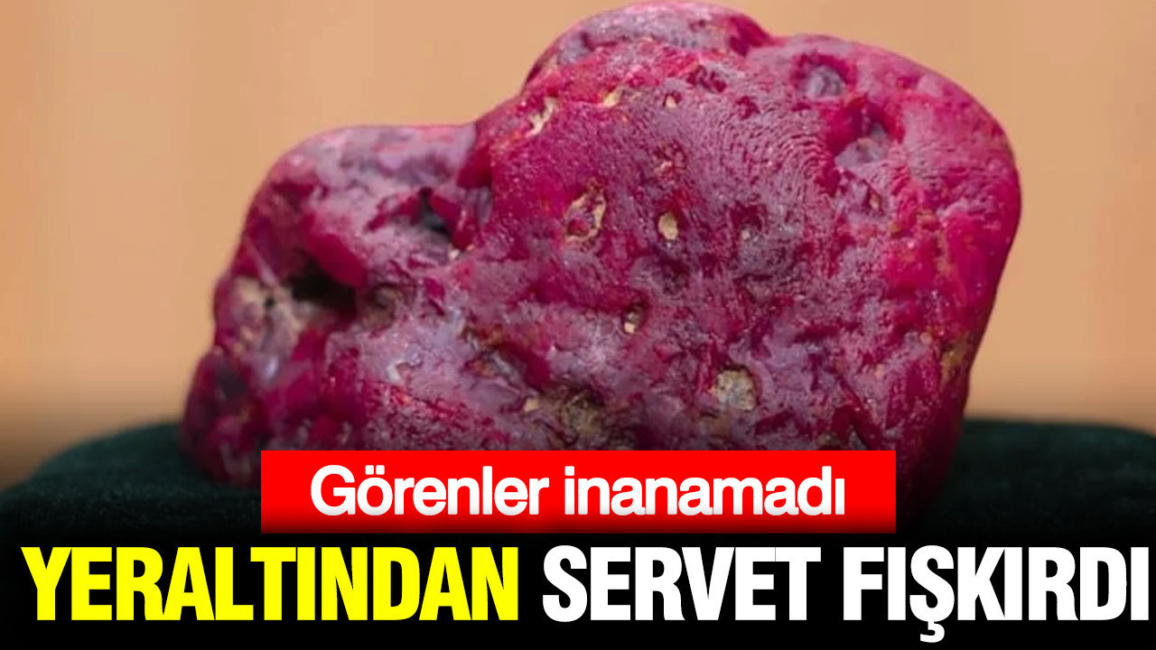 Yeraltından servet fışkırdı: Tam tamına 11 bin karat