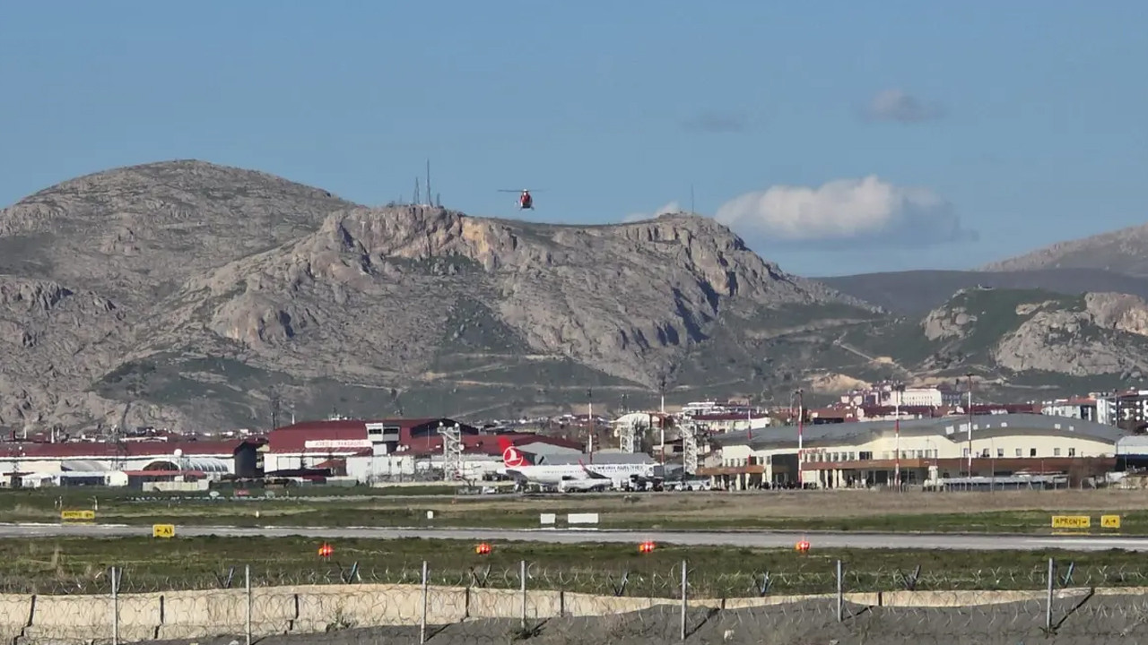 77 yaşındaki hasta için helikopter ambulans havalandı
