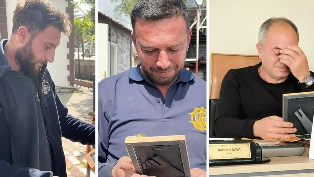 Annesi vefat eden personellere duygulandıran hediye
