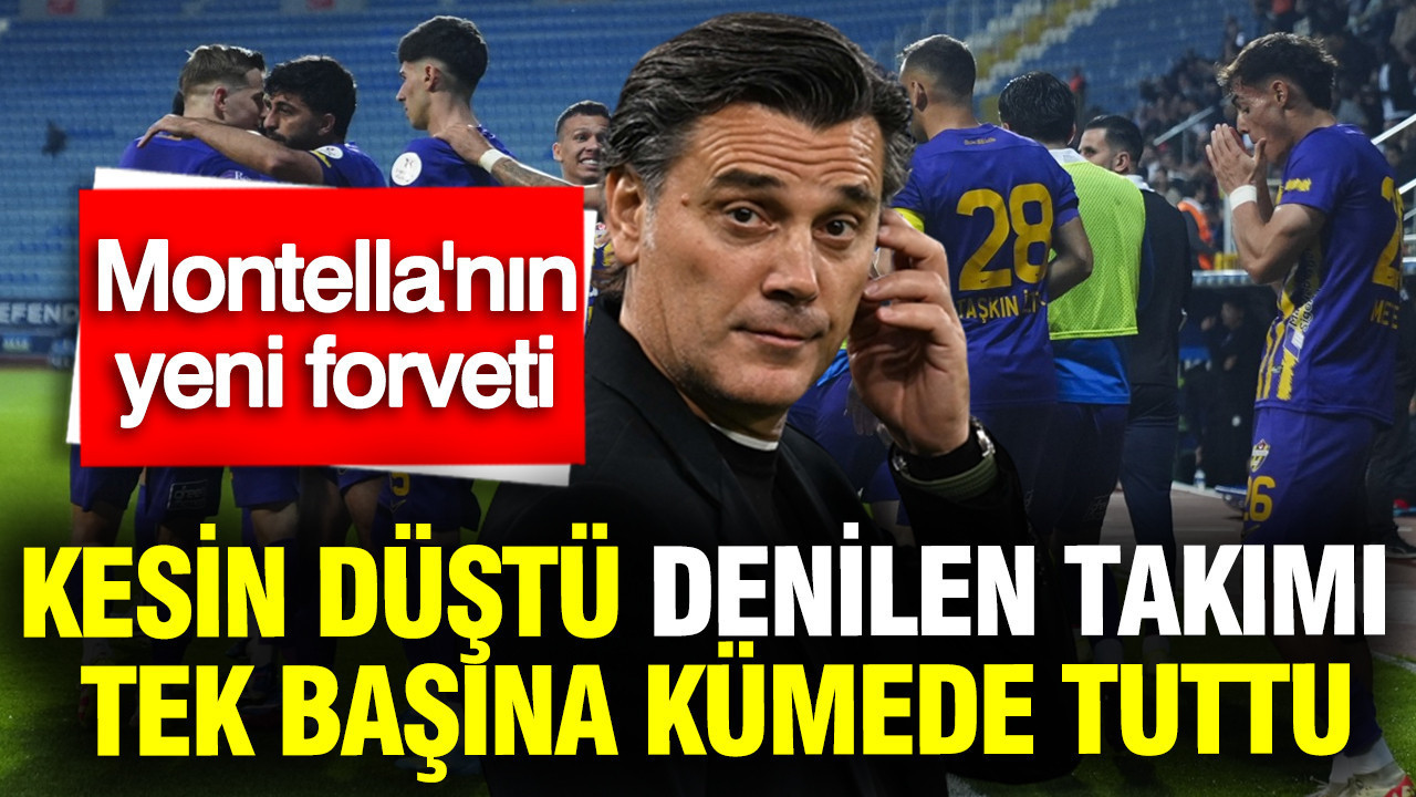 Montella'nın yeni forveti olabilir: Kesin düştü denilen takımı tek başına kümede tuttu