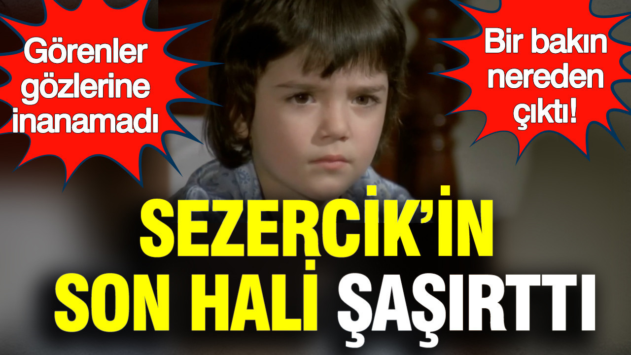 Sezercik'in son hali şaşırttı: Görenler gözlerine inanamadı: Yeşilçam’ın çocuk yıldızı Sezer İnanoğlu’nun son hali...