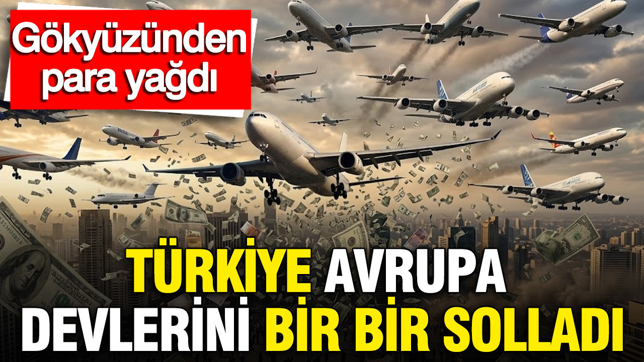 Türkiye gökyüzünde Avrupa devlerini bir bir solladı: Hava sahasının kullanımından rekor gelir