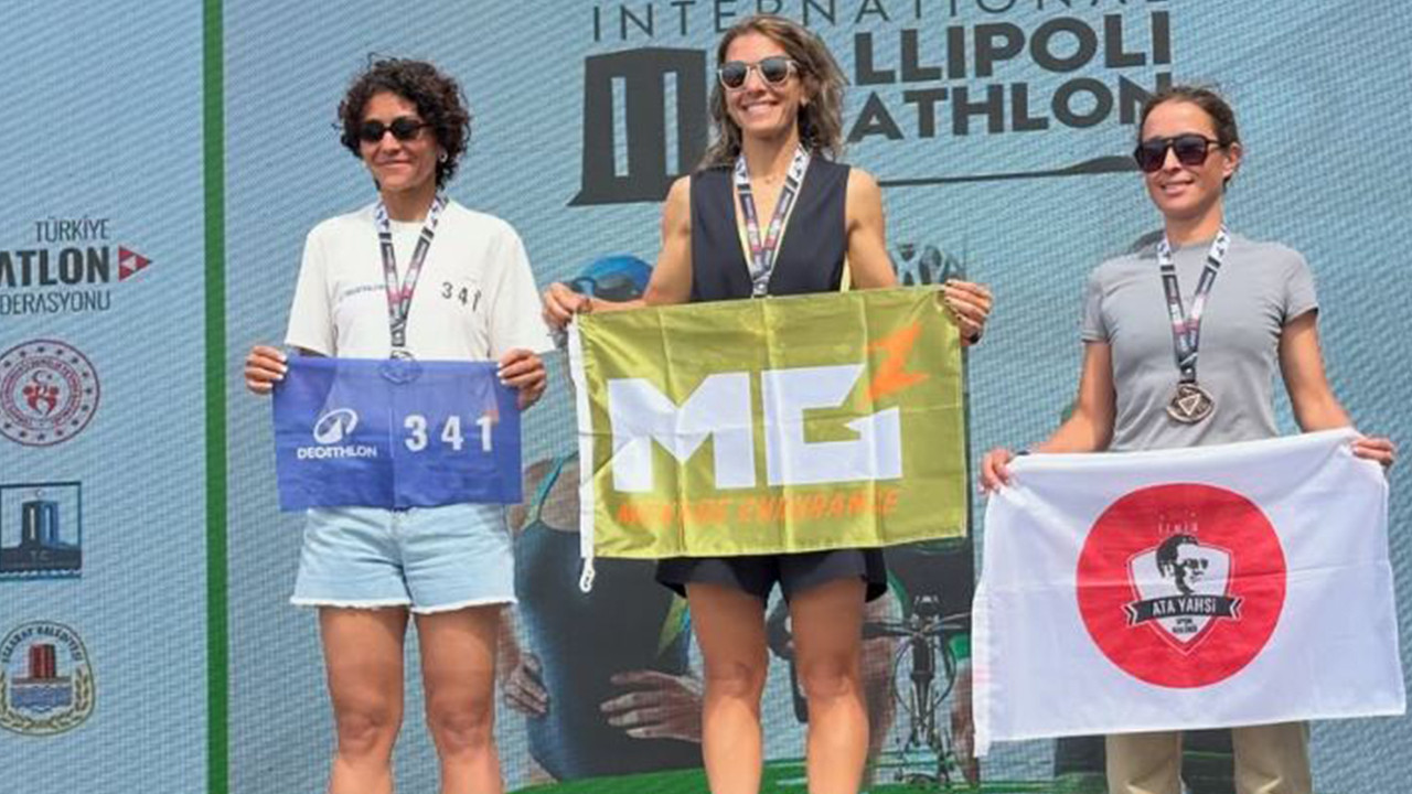 Çanakkale Gallipoli Triathlon’da birincilik Merve Güney’in