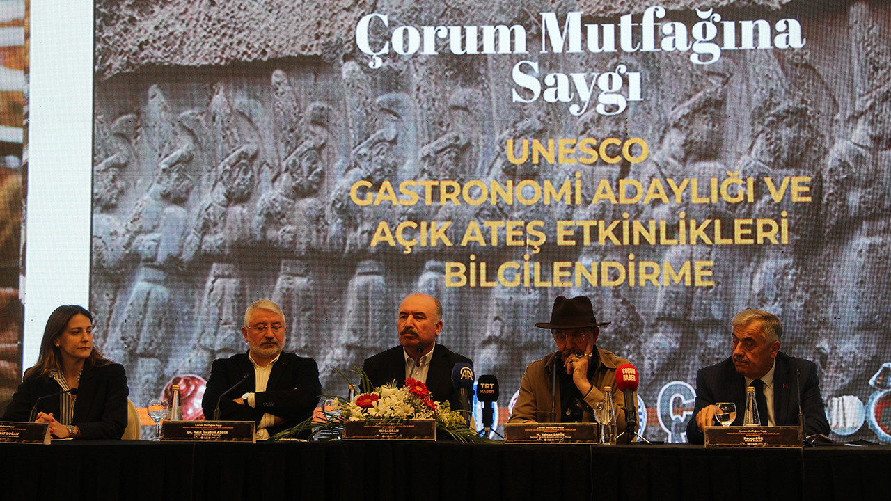 Çorum'da UNESCO gastronomi şehri olma hazırlıkları devam ediyor