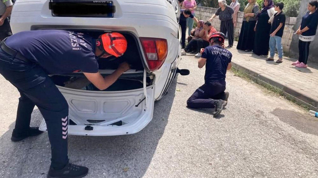 Dörtyol'da trafik kazası: 2 yaralı