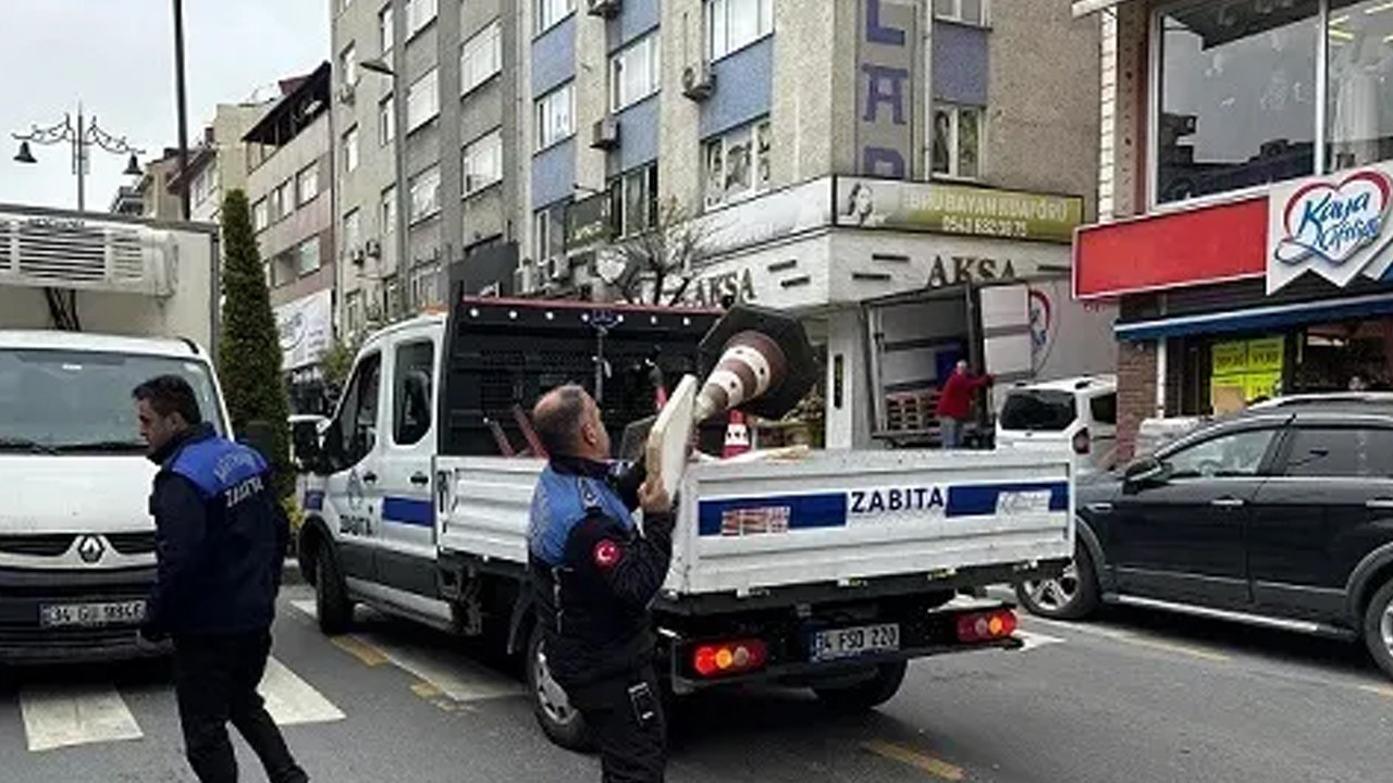 Kağıthane’de kaldırım işgallerine sıkı denetim