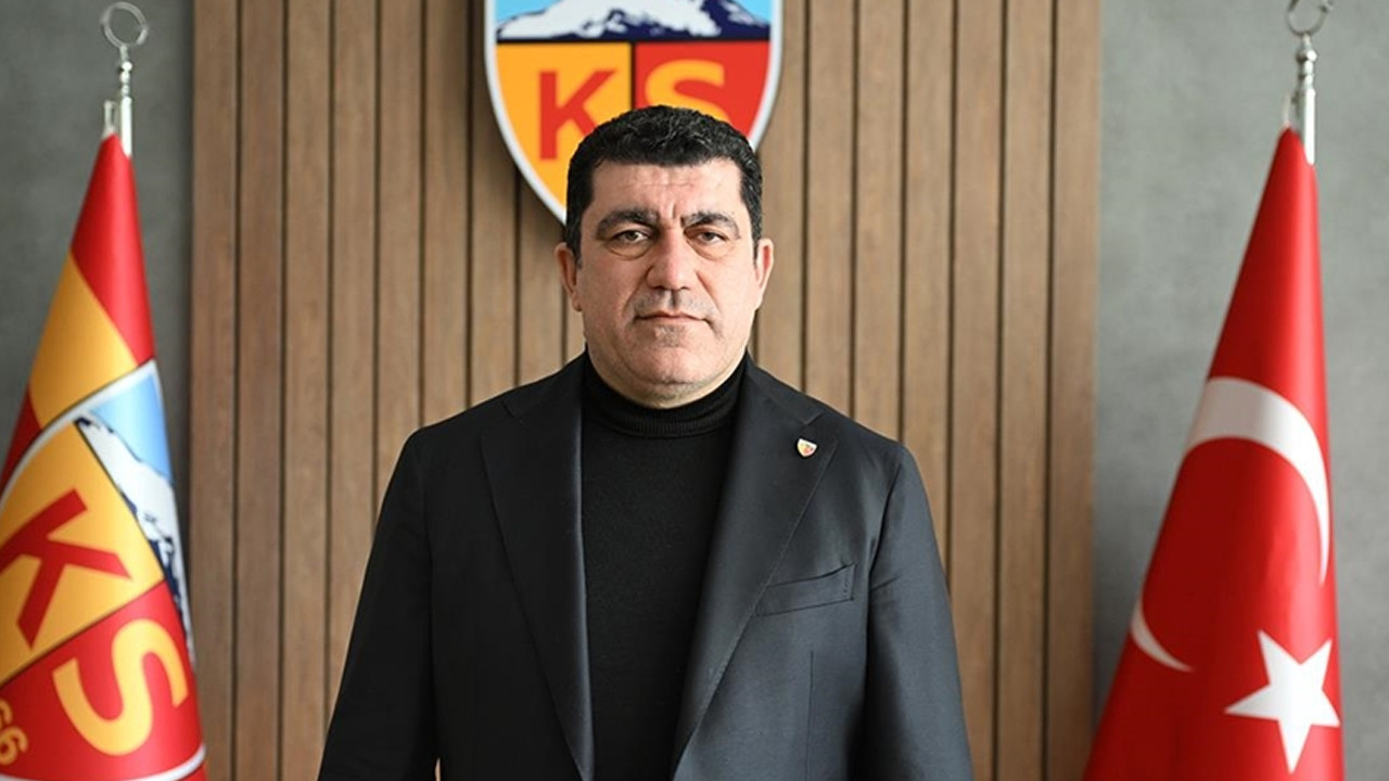Küme düşen Kayserispor'da Başkan Nurettin Açıkalın isyan etti