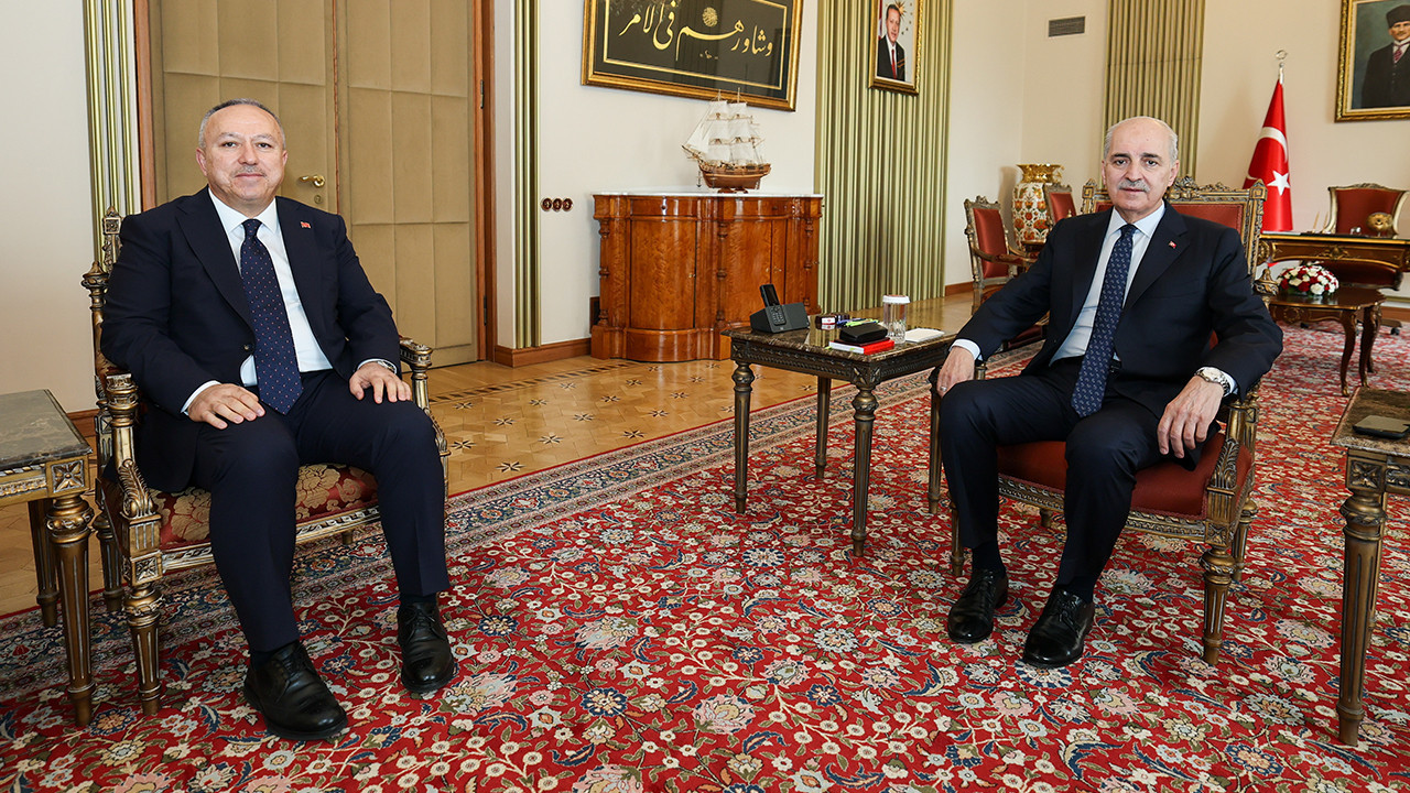 Meclis Başkanı Kurtulmuş, Emniyet Genel Müdürü Fidan ile görüştü