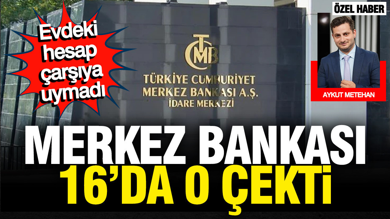 Merkez Bankası 16'da 0 çekti, son 20 yılda sadece 2 kez başardı