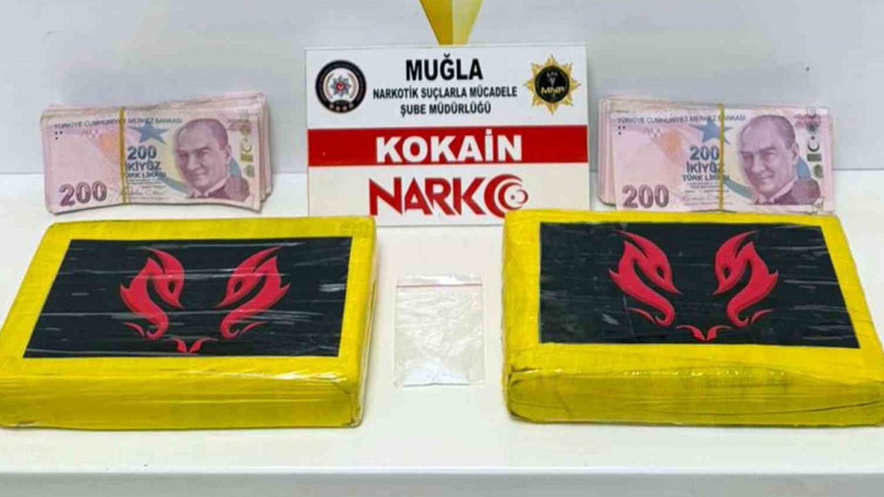 Muğla Emniyeti'nden dev operasyon: 2 kilo kokain ele geçirildi