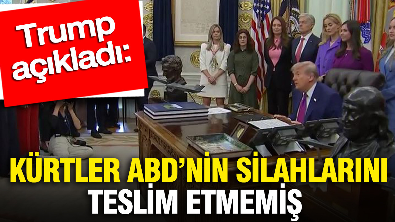 Trump açıkladı: Kürtler ABD'nin silahlarını teslim etmemiş