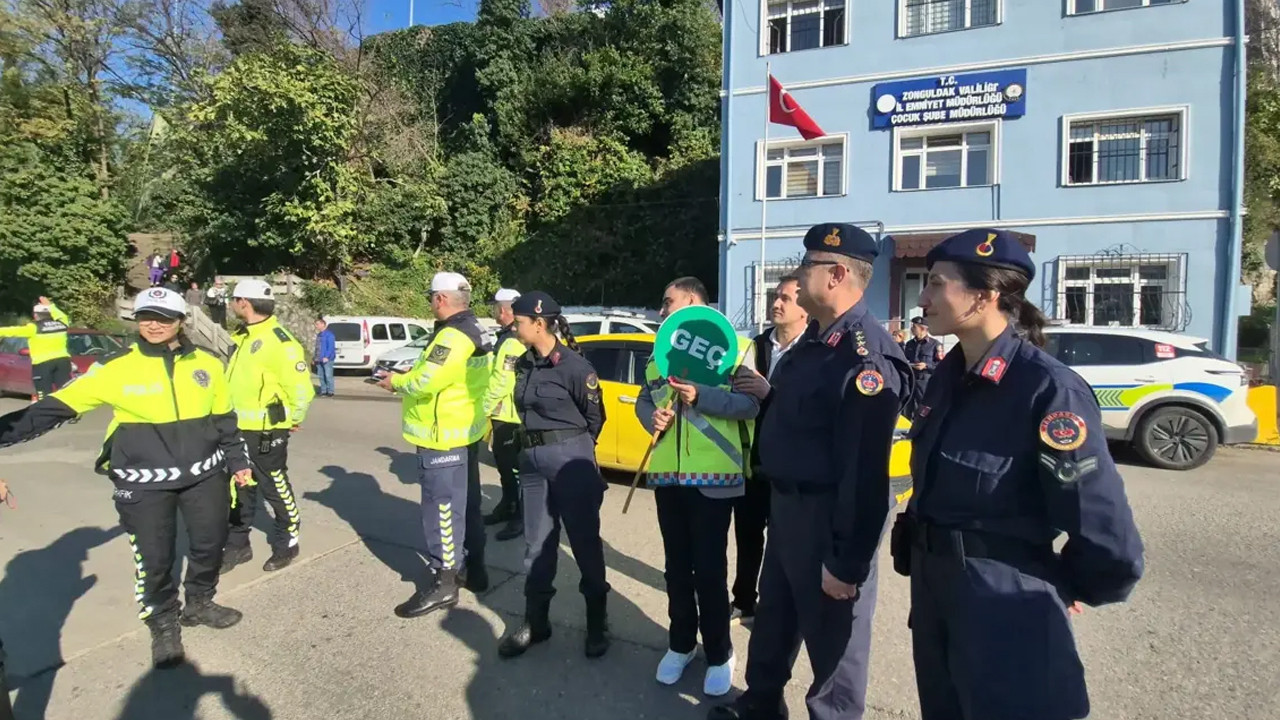 Zonguldak’ta özel bireylerden trafik denetimi
