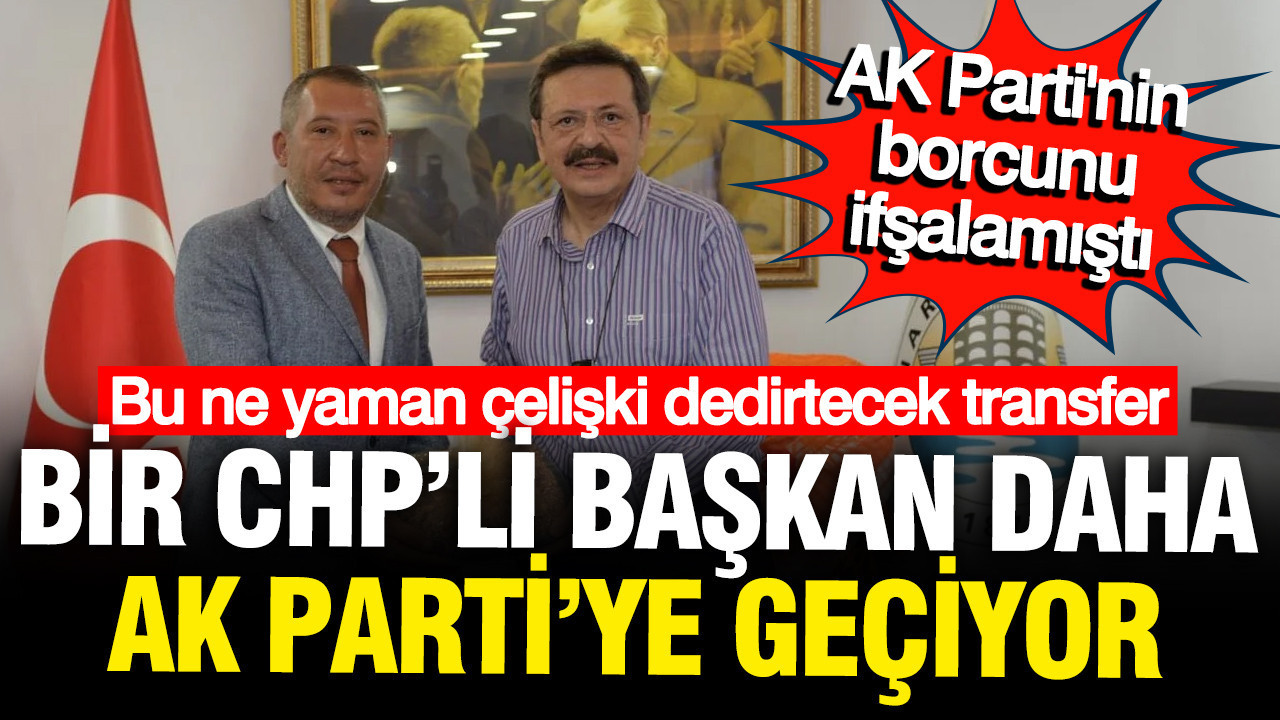 AK Parti'nin 125 milyon lira borç bıraktığını açıklayan Veysel Topçu AK Parti'ye geçiyor