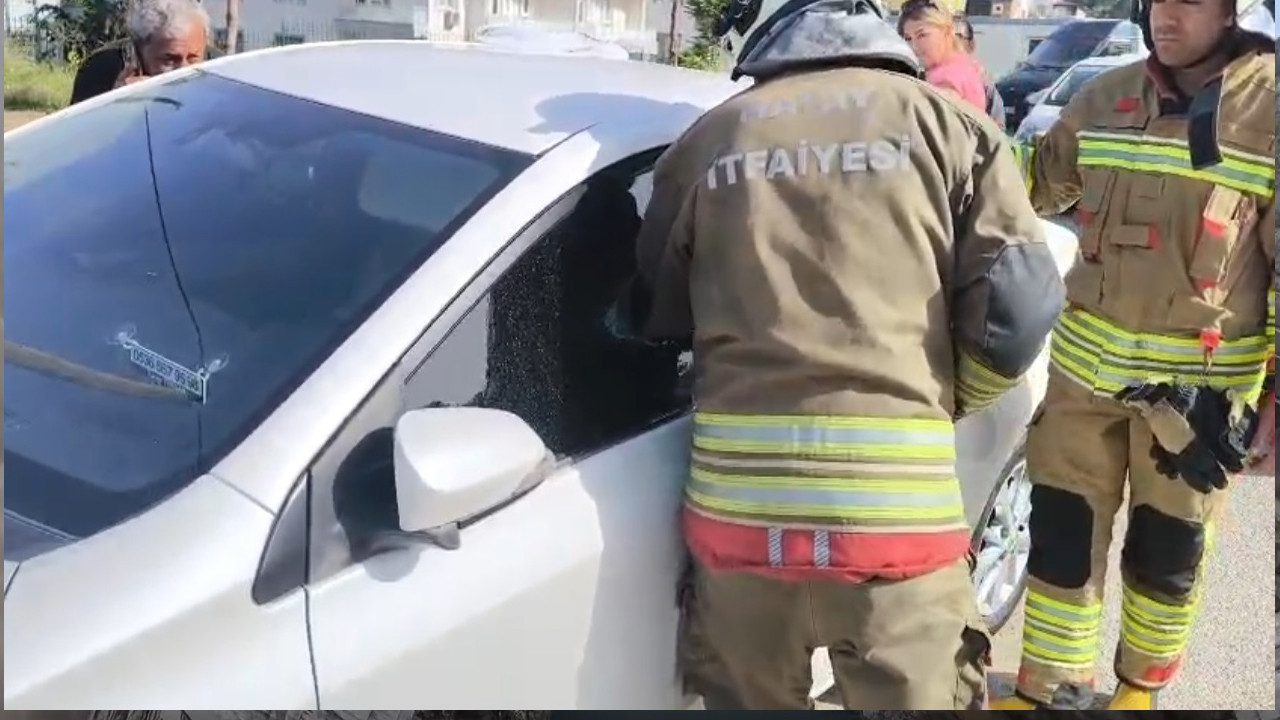 Anahtarı unuttu, dünyası başına yıkıldı: Hastane bahçesinde korku dolu anlar