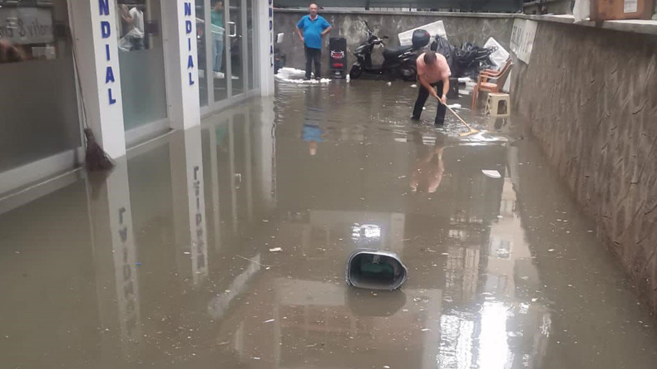 Çankırı’da sağanak sonrası su baskını