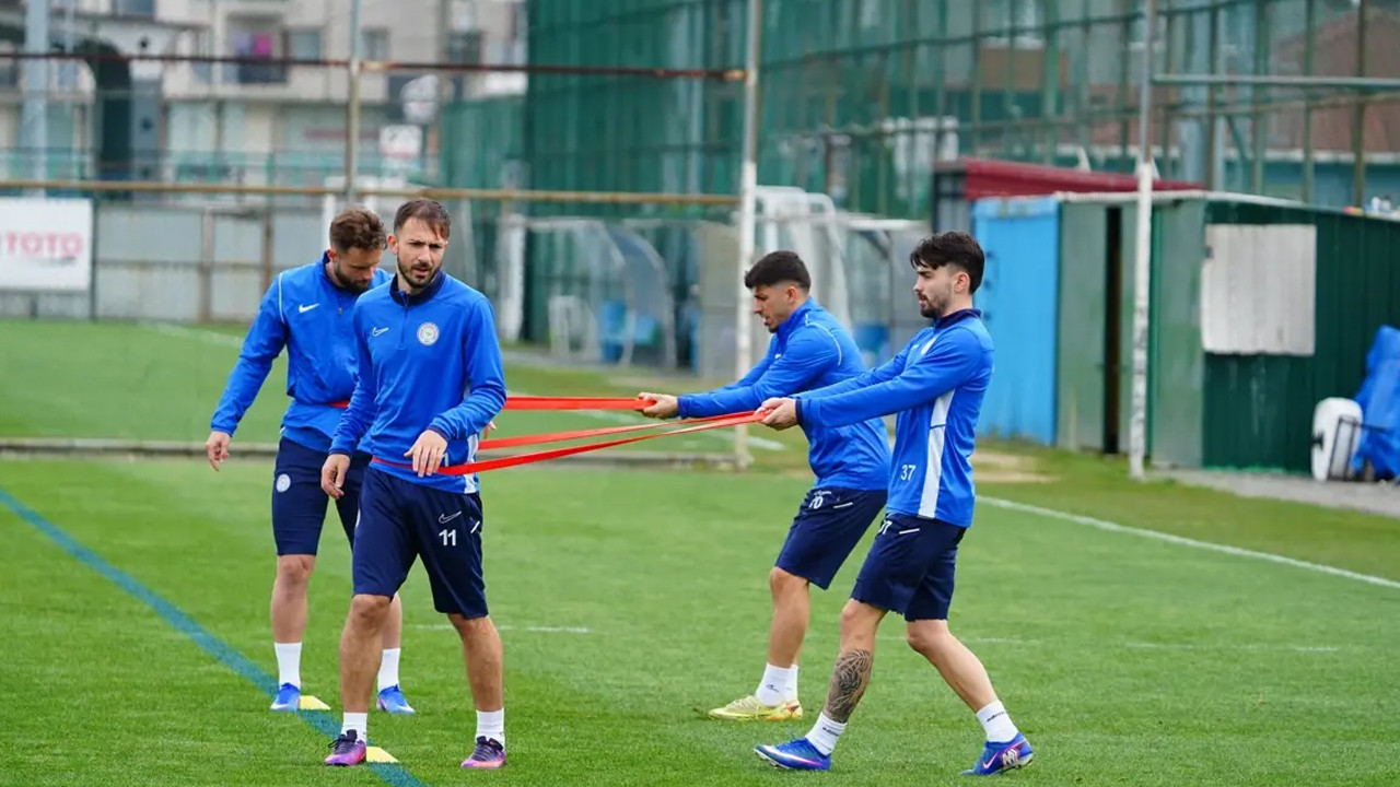 Çaykur Rizespor, Beşiktaş maçının hazırlıklarına başladı