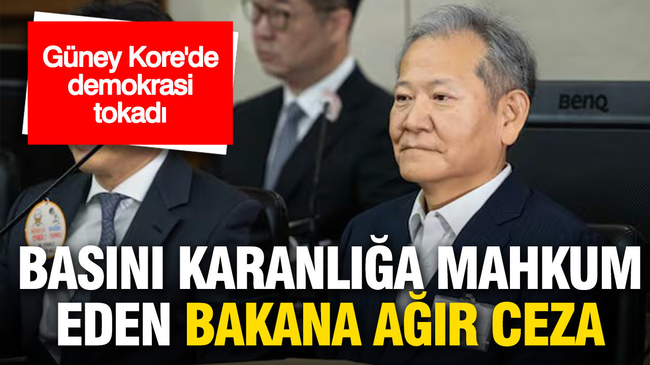 Güney Kore'de demokrasi tokadı: Basını karanlığa mahkum eden bakana ağır ceza
