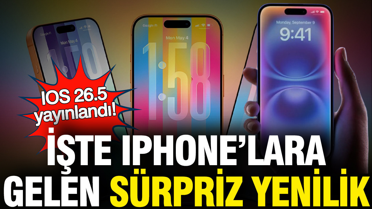 IOS 26.5 yayınlandı: Iphone'lara gelen sürpriz özellik