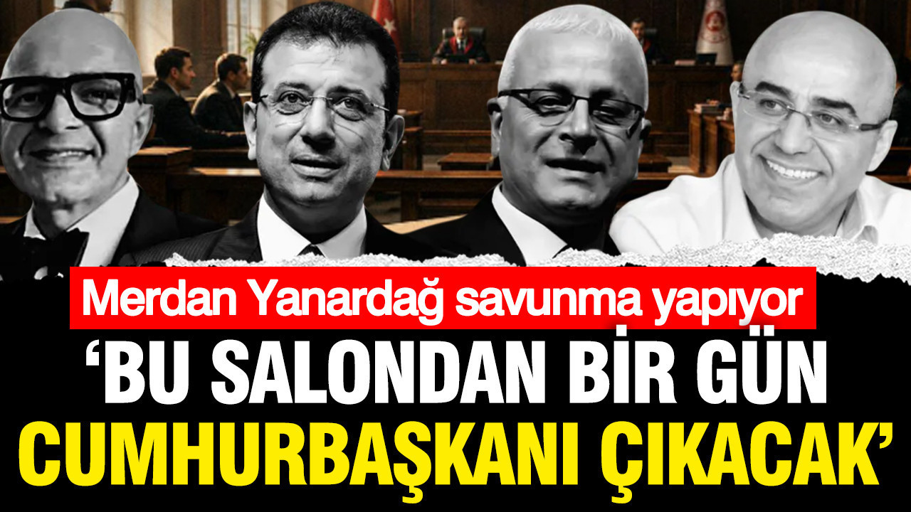 Merdan Yanardağ savunma yapıyor: Bu salondan yakında Cumhurbaşkanı çıkacak