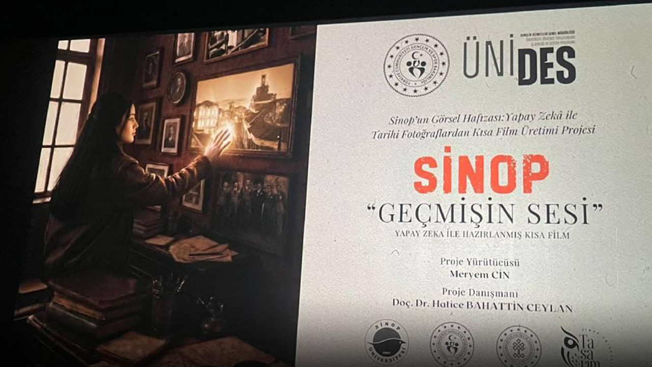 Sinop'un kültürel tarihi yapay zeka ile hazırlanan kısa filmle bugüne taşındı