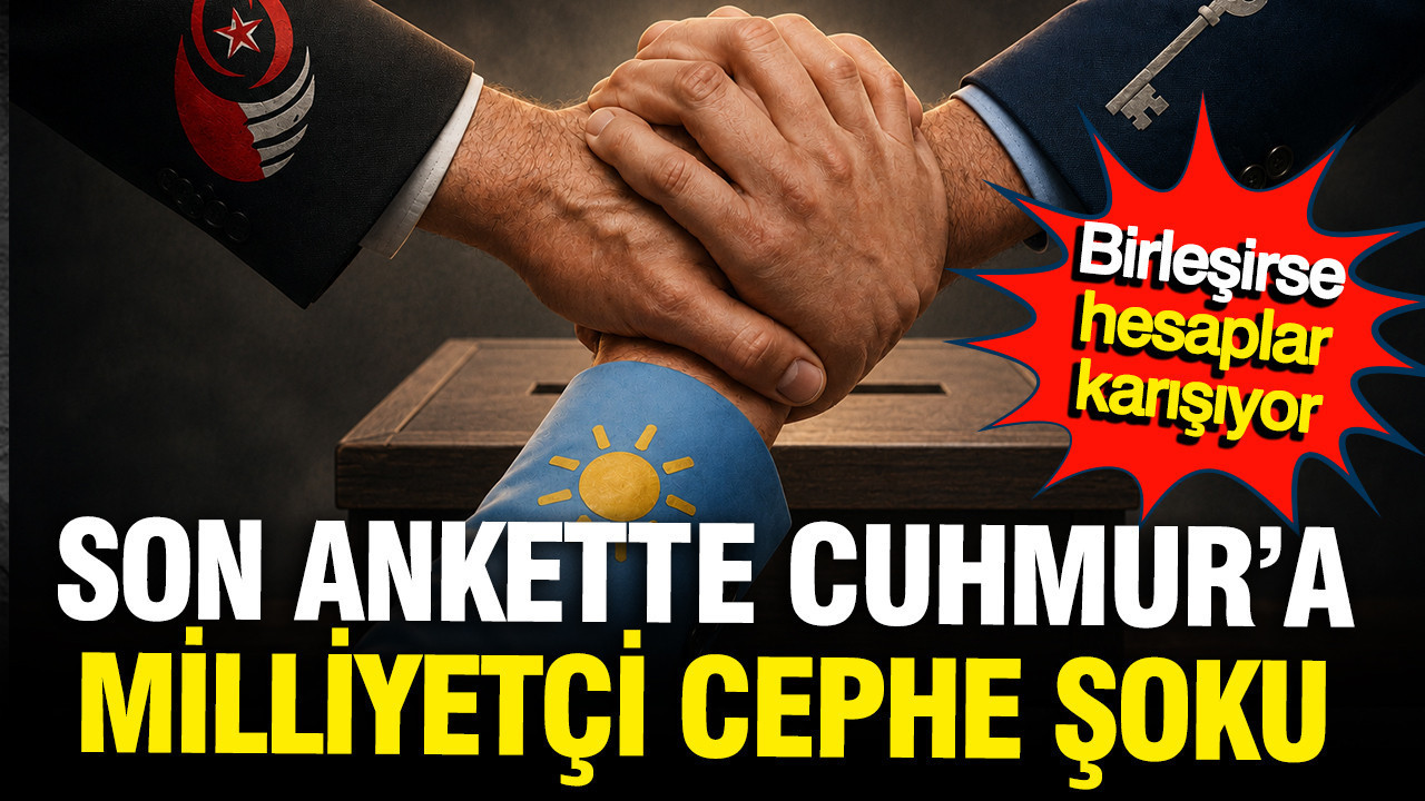 Son ankette Cumhur'a 'Milliyetçi Cephe' şoku: O 3 parti birleşirse hesaplar karışacak