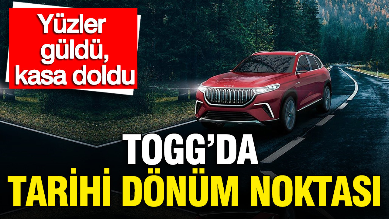 TOGG'da bir ilk: Yüzler güldü, kasa doldu