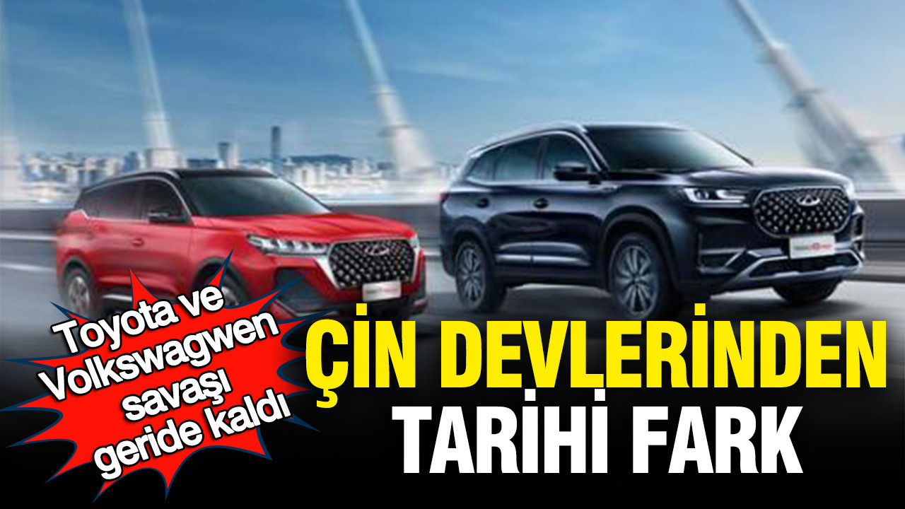 Toyota ve Volkswagen savaşı mazide kaldı: Çin devlerinden tarihi fark