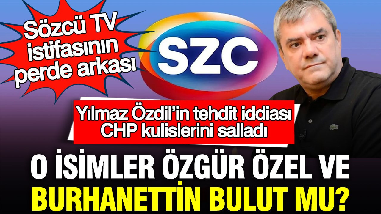 Yılmaz Özdil’in İddiası CHP Kulislerini Salladı: O İsimler Özgür Özel Ve Burhanettin Bulut Mu?