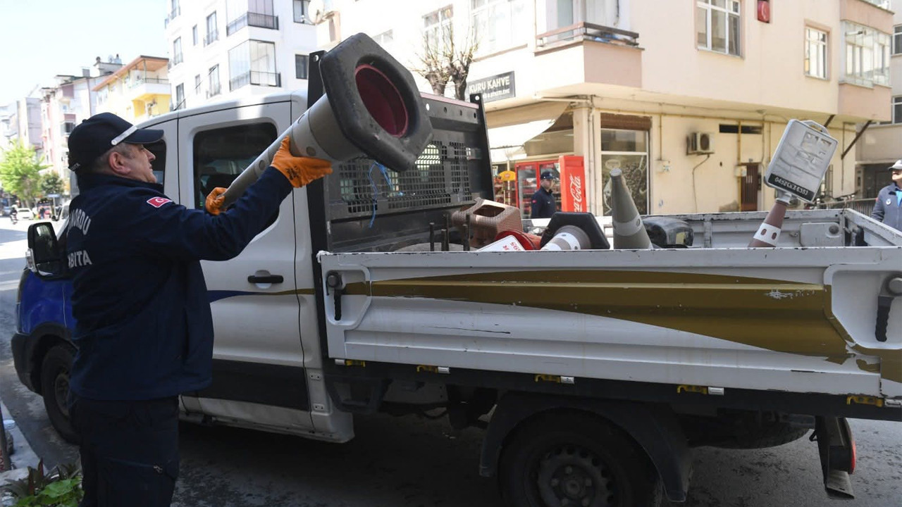 Altınordu’da kaldırım işgallerine sıkı denetim