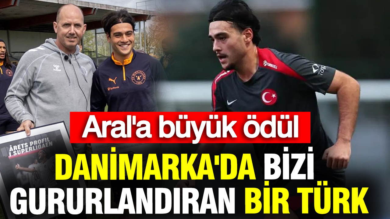 Danimarka'da bizi gururlandıran bir Türk: Aral Şimşir'e büyük ödül