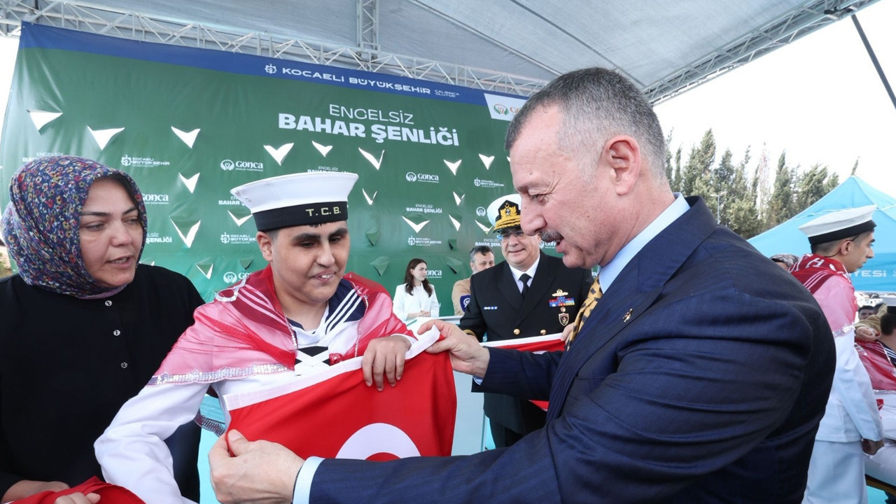 Kocaeli’de özel bireylere temsili askere uğurlama töreni gerçekleşti