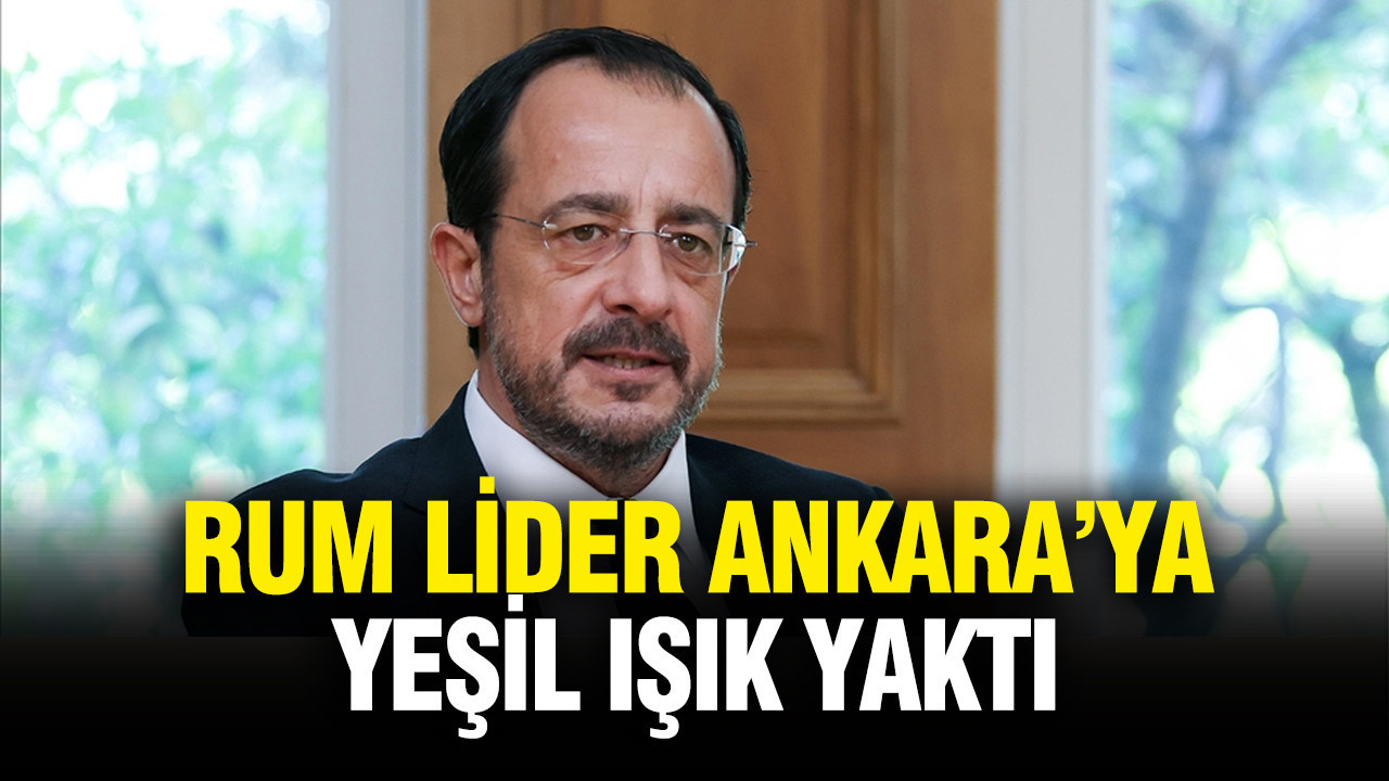 Rum lider Ankara'ya yeşil ışık yaktı