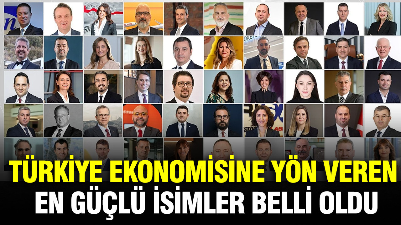 Türkiye ekonomisine yön veren en güçlü isimler belli oldu: Oscar olarak biliniyordu...