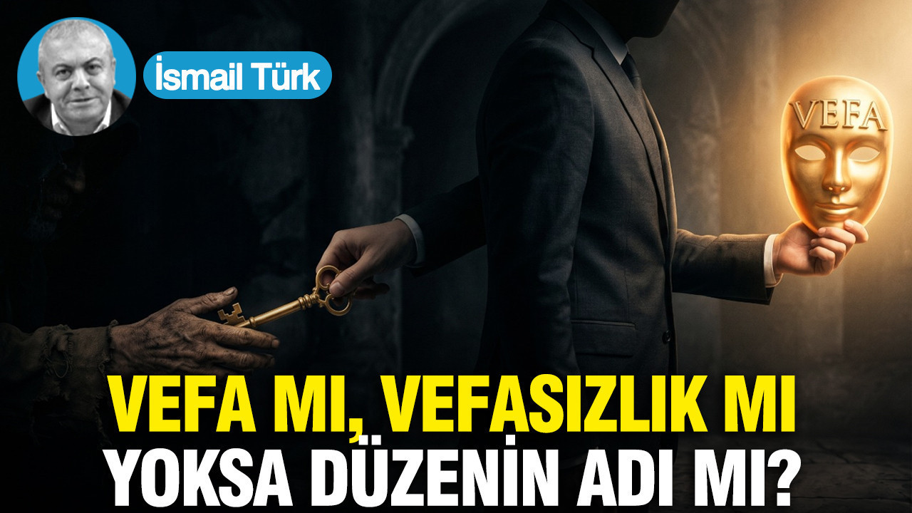 Vefa mı, vefasızlık mı, yoksa düzenin adı mı?