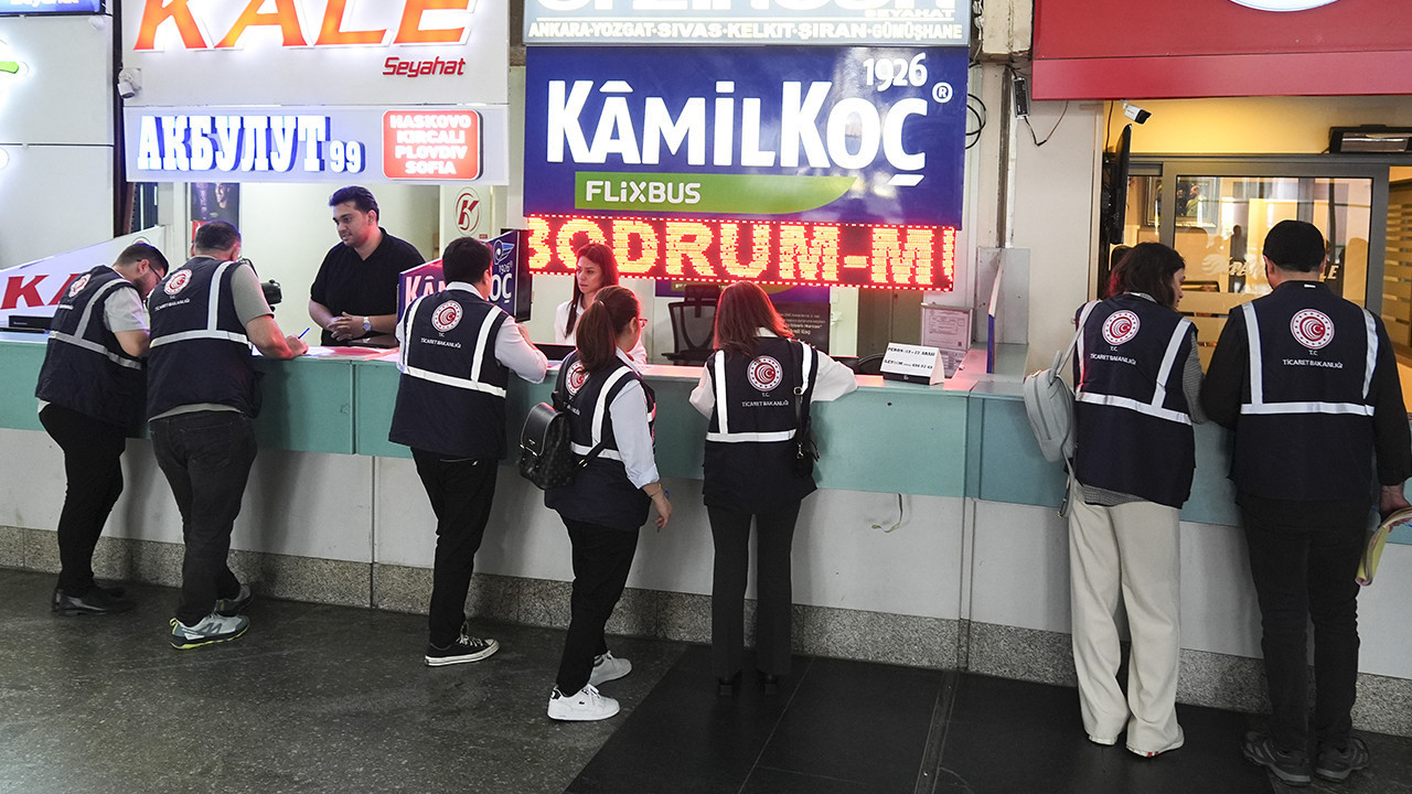 İzmir otogar ve halinde bayram denetimi