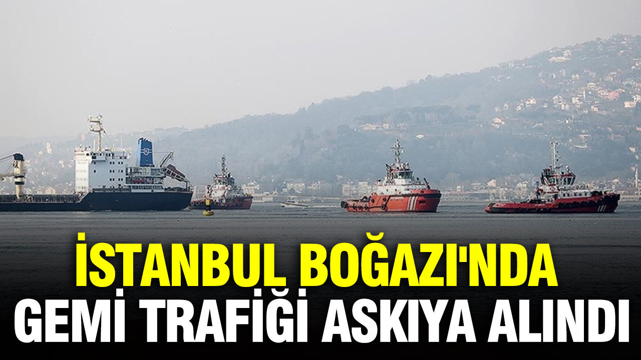 İstanbul Boğazı'nda gemi trafiğine 'drone saldırısı' engeli