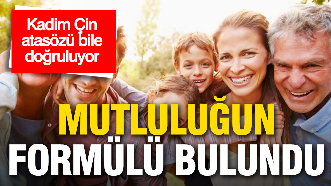 Kadim Çin atasözüne göre ömür boyu mutluluğun sırrı ortaya çıktı