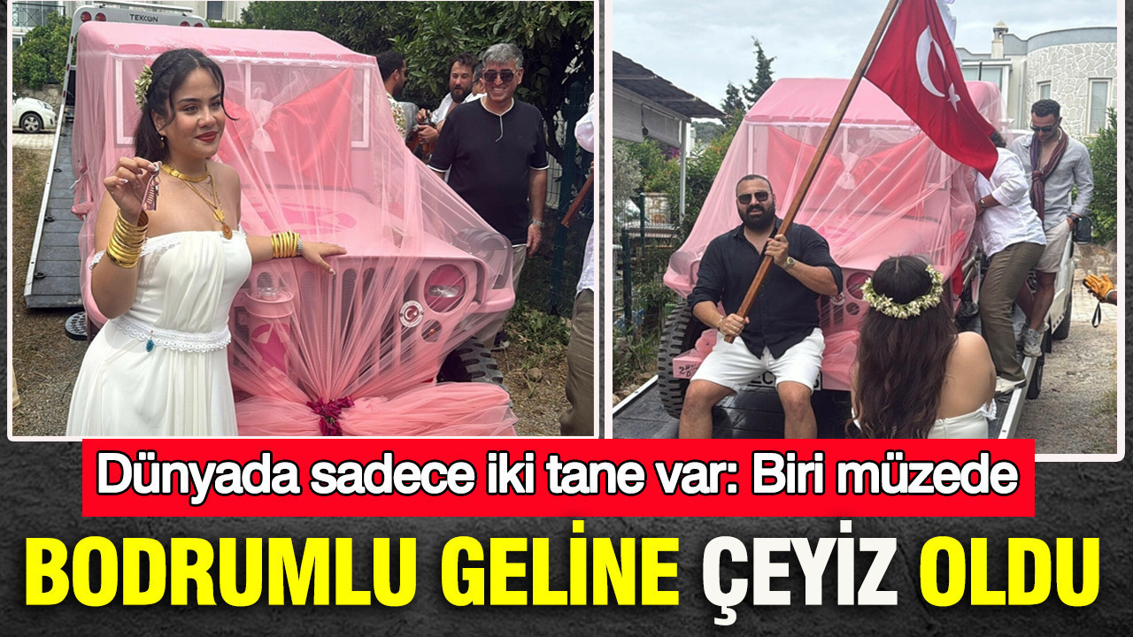 Dünyada sadece iki tane var: Biri müzede: Diğeri Bodrumlu geline çeyiz oldu
