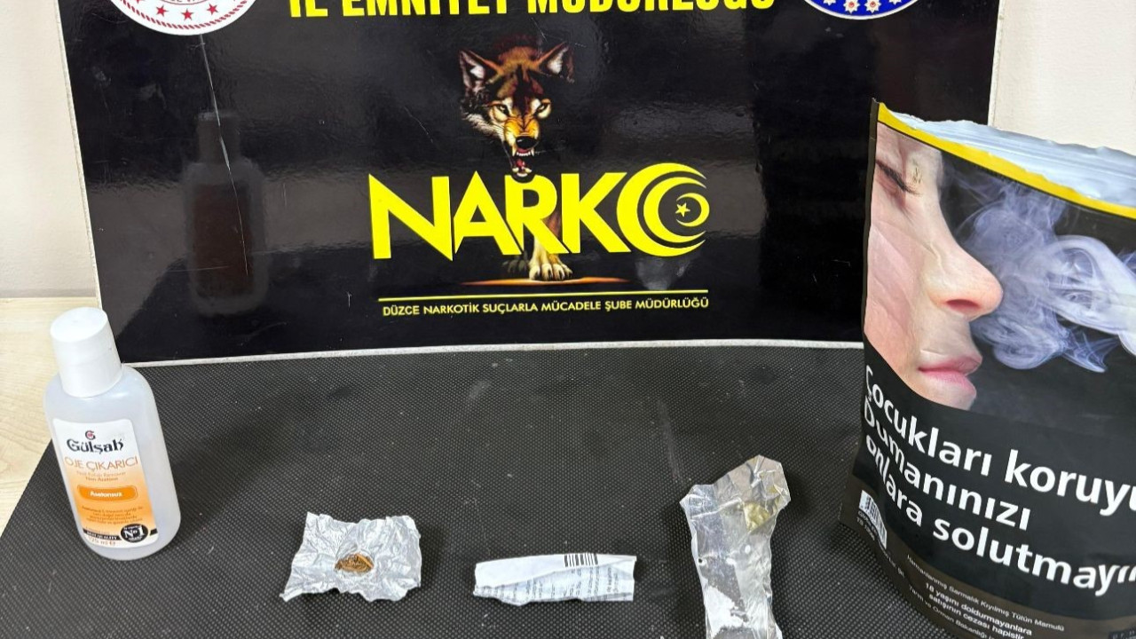 Düzce’de uyuşturucu operasyonu: 2 torbacı tutuklandı