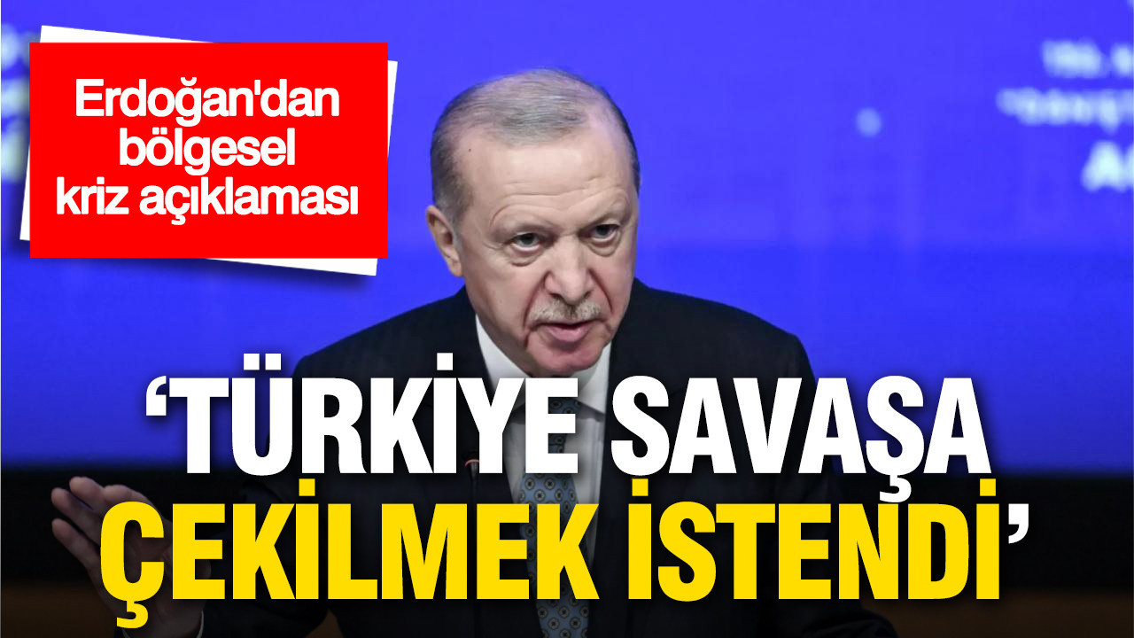 Erdoğan: Türkiye savaşa çekilmek istendi, soğukkanlılığımızı koruduk