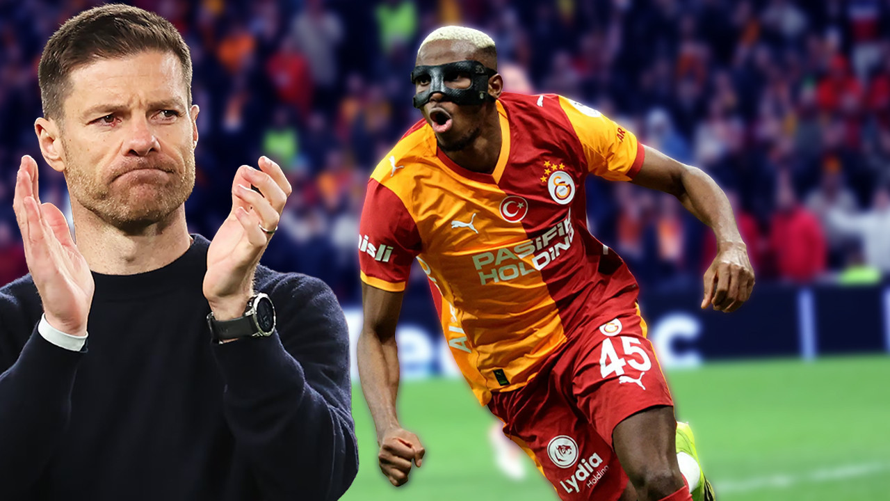 Korkulan oldu: Xabi Alonso ayağının tozuyla Galatasaray'dan Osimhen'i istedi