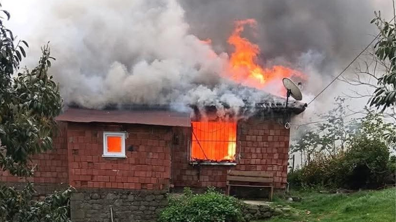 Perşembe'nin Töngeldüzü Mahallesi'nde ev yangını