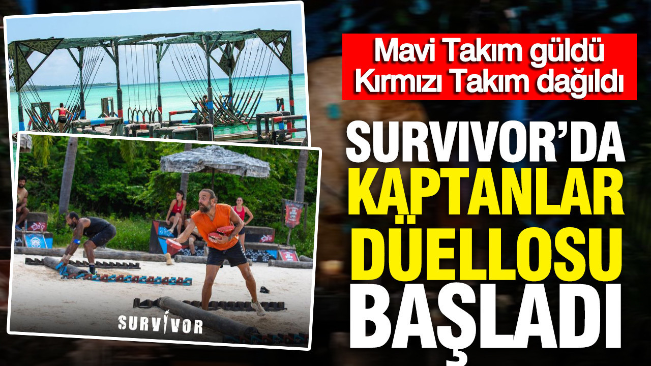 Survivor’da kaptanlar düellosu başladı: Mavi Takım güldü, Kırmızı Takım konseyde dağıldı
