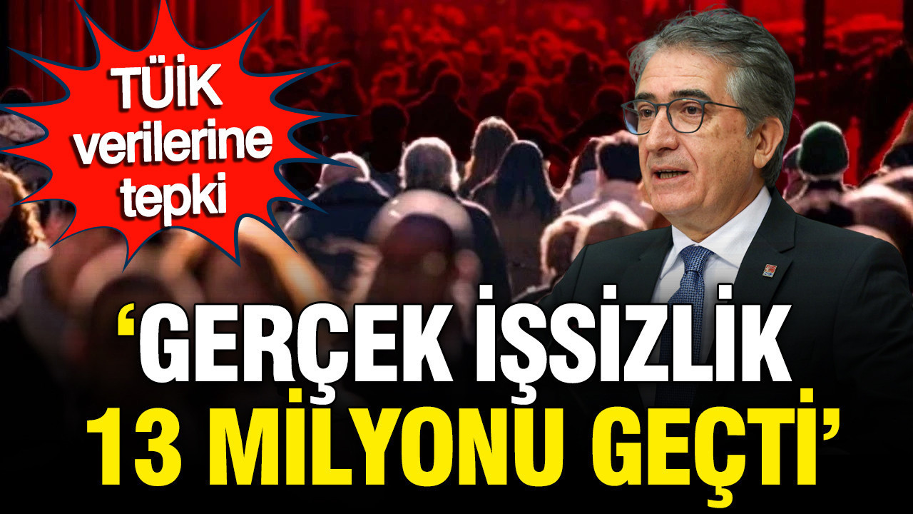 Yalçın Karatepe’den çarpıcı işsizlik yorumu: Gerçek işsizlik 13 milyonu geçti