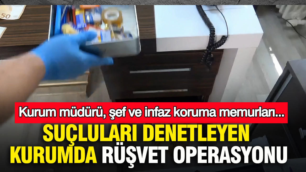 Denetimli serbestlik Müdürlüğü’ne şok operasyon: Aralarında kurum müdürü de var