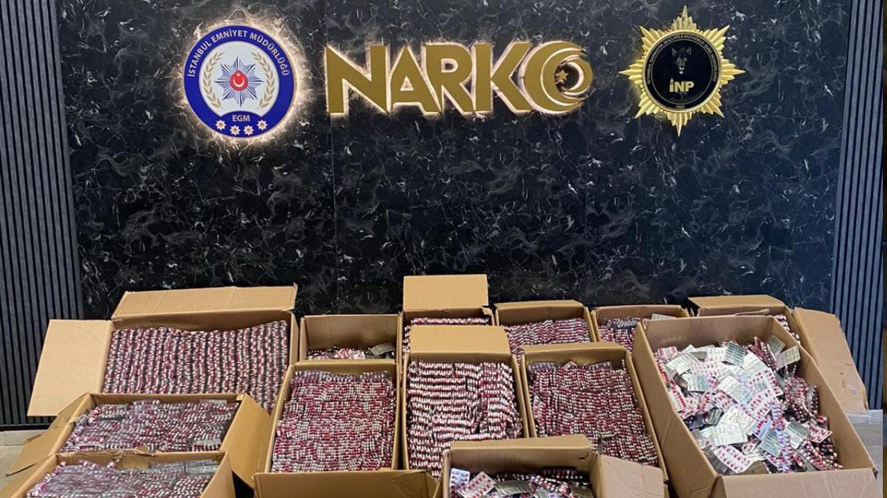 İstanbul’da uyuşturucu operasyonu: 560 bin hap ele geçirildi