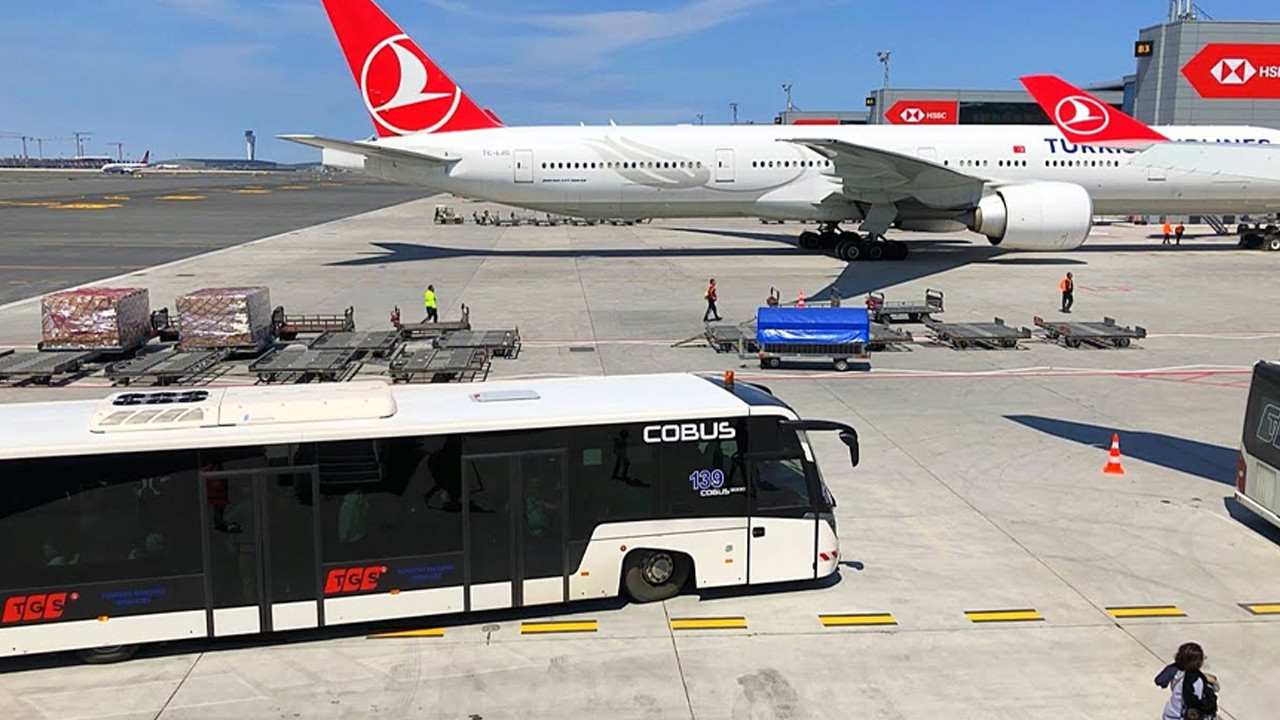 THY'nin otonom otobüslerinin testleri İstanbul Havalimanı’nda yapıldı