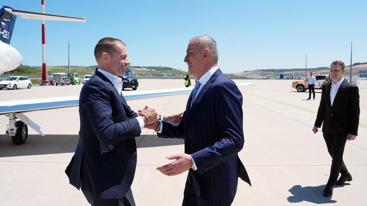 UEFA Başkanı Aleksander Ceferin İstanbul'a geldi